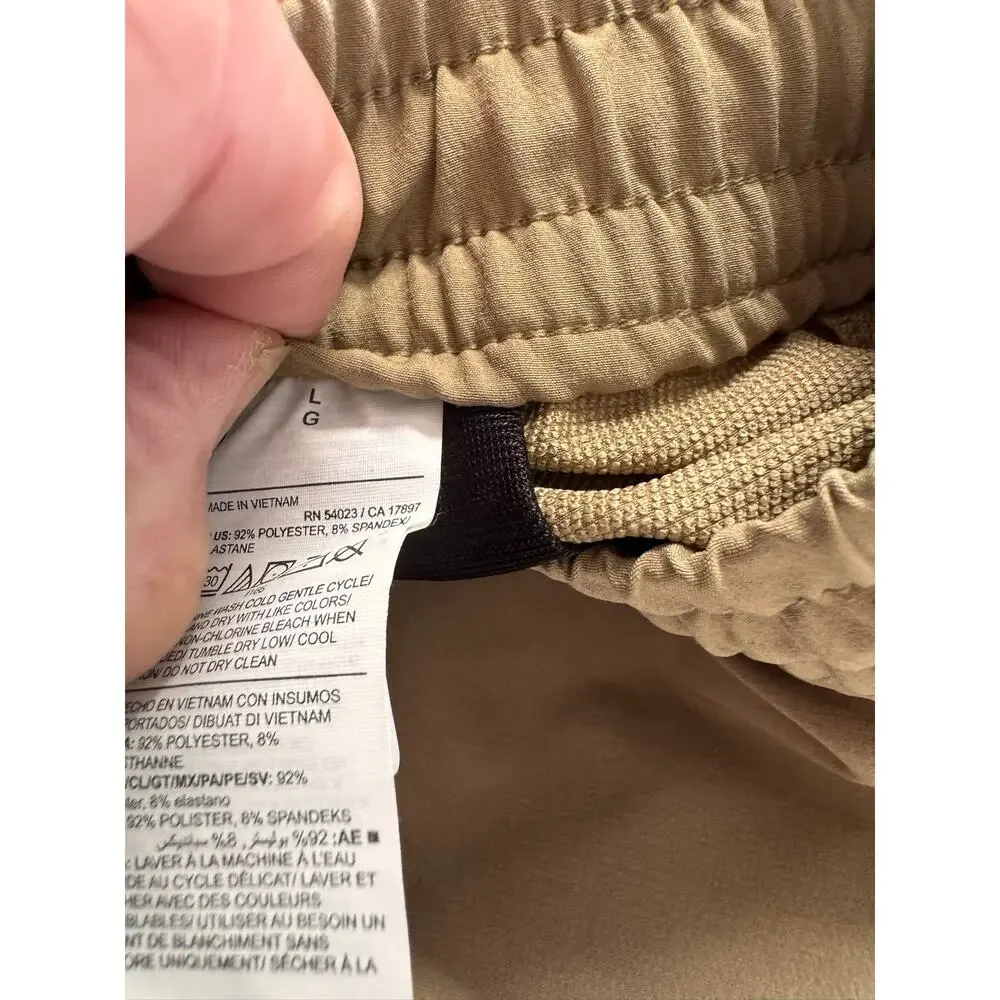 Old Navy StretchTech Large Mens Tan Go-H2OJogger Pants